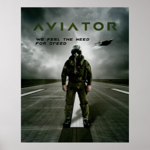 Affiche Aviateur Fighter