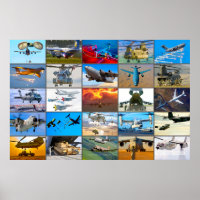 AVIATION AÉRIENNE AMÉRICAINE "MONTAGE"