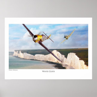 Affiche Aviation Artポスター"Messerschmitt Bf 109"