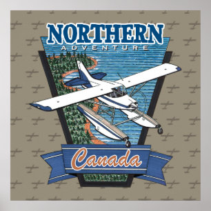 Affiche Aviation Canada Northern Adventure