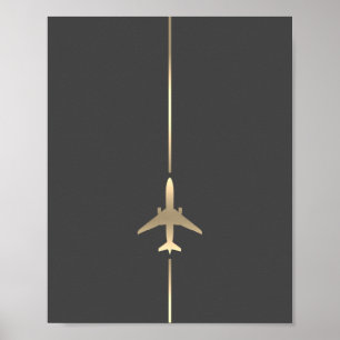 Affiche Aviation minimale