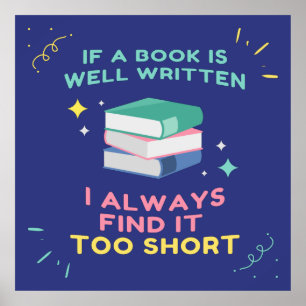 Affiche Avid Reader I - Citation Jane Austen