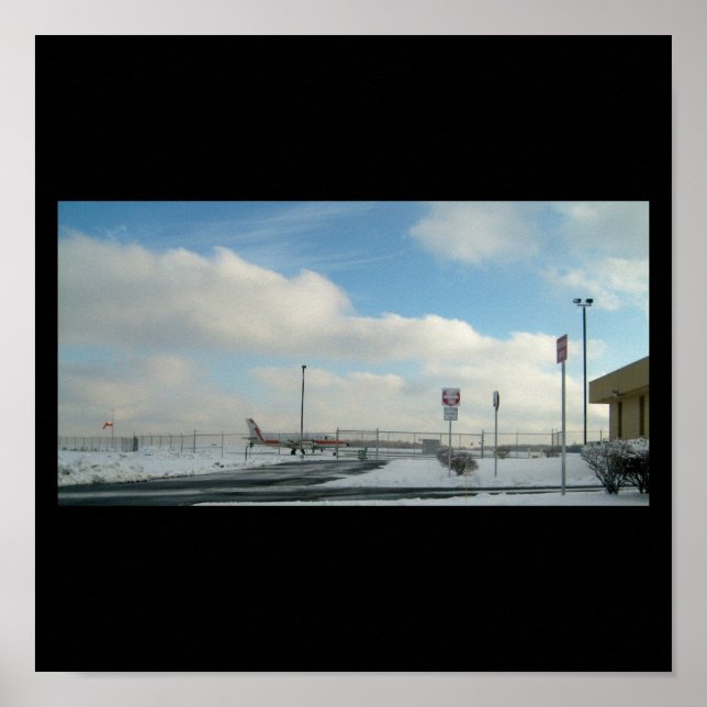 Affiche avion/aéroport (Devant)