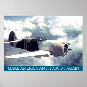 Affiche Avion américain de la Seconde Guerre mondiale MAAF