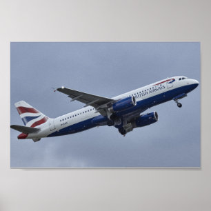Affiche Avion British Airways