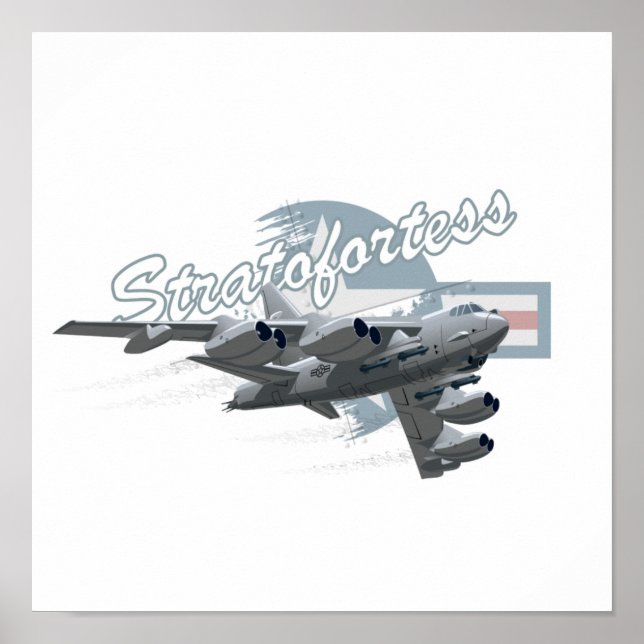 Affiche Avion de dessin (Devant)