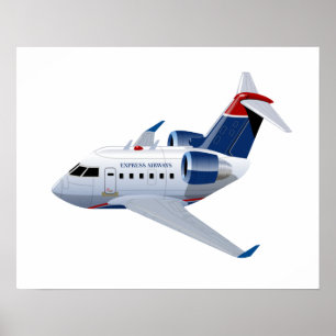 Affiche Avion de dessin