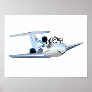 Affiche Avion de dessin