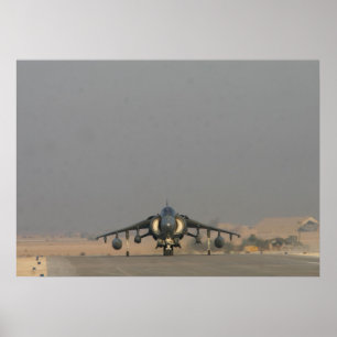 Affiche Avion Harrier II AV-8B
