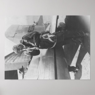 Affiche Avion pilote d'embarquement de Howard Hughes