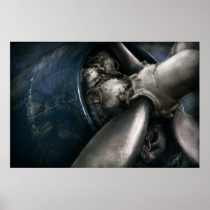 Affiche Avion - Pilote - Prop - Vous êtes libre d'aller