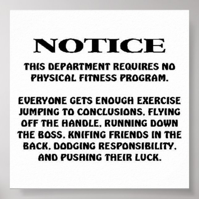 Affiche Avis de poste (Devant)