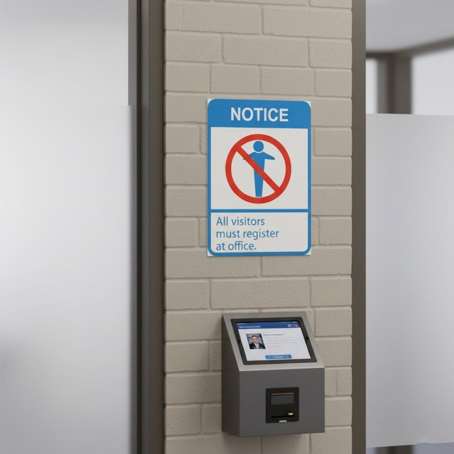 Affiche Avis Tous Les Visiteurs (Créateur téléchargé)