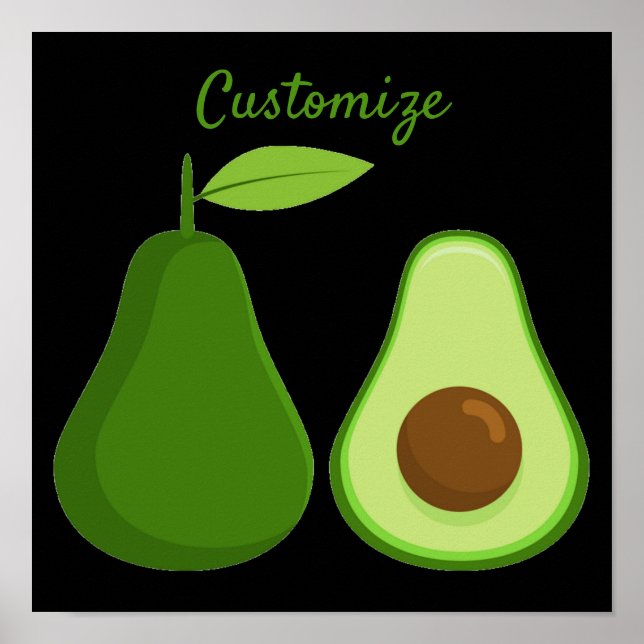Affiche Avocado Lover Design Thunder_Cove (Devant)