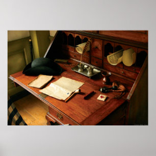 Affiche Avocat - le bureau d'un monsieur