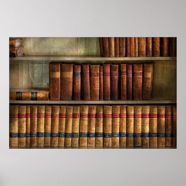 Affiche Avocat - Livres - Livres de droit (Devant)