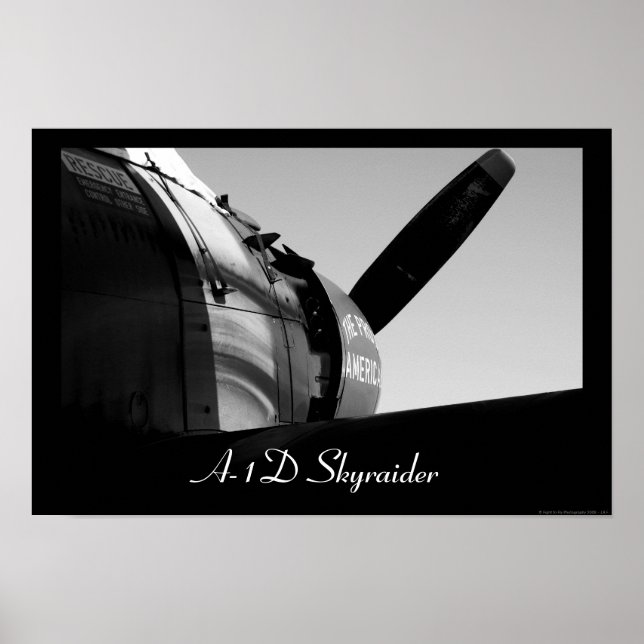 Affiche Avocat Skyraider A-1D (Devant)
