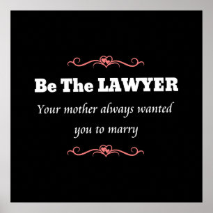 Affiche Avocate de la Faculté de droit - Diplôme