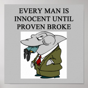 Affiche avocats d'une manière amusante/conception de