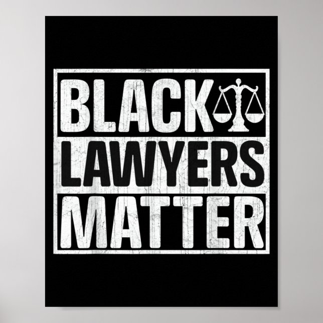 Affiche Avocats noirs de la fierté Avocats Mois de l'histo (Devant)
