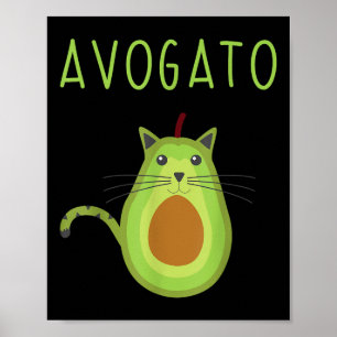 Affiche Avogato Cinco De Mayo Don Cinco De Meow Cat Avoca