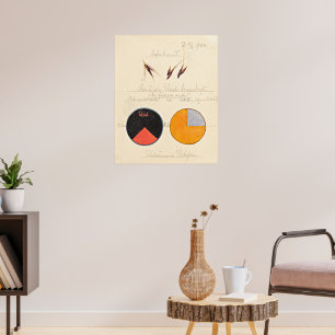 Affiche avoine, 1920 par Hilma af Klint