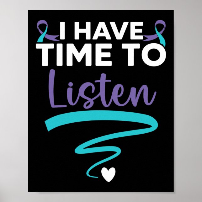Affiche Avoir Le Temps D'Écouter Vos Problèmes De Vie Soin (Devant)