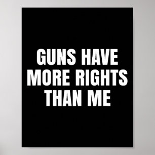 Affiche Avoir plus de droits que moi pro-choix féministe