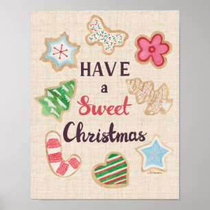Affiche Avoir un Joyeux Noël Art Imprimé
