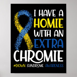 Affiche Avoir un pote avec un syndrome de Down Chromie A