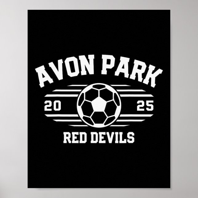 Affiche Avon Park Red Devils Soccer Byll 2025  (Devant)
