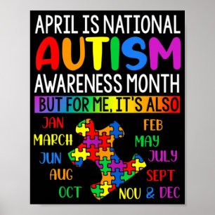 Affiche Avril est le mois national de la Sensibilisation s