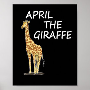 Affiche Avril La Giraffe