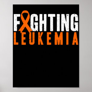 Affiche Awareness Fighting Leukemia Support