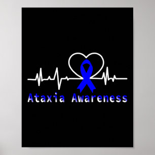 Affiche Awareness Heartbeat Warrior Support 