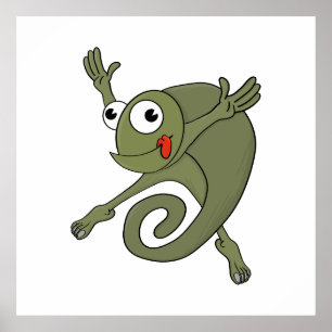 Affiche Awesome Chameleon