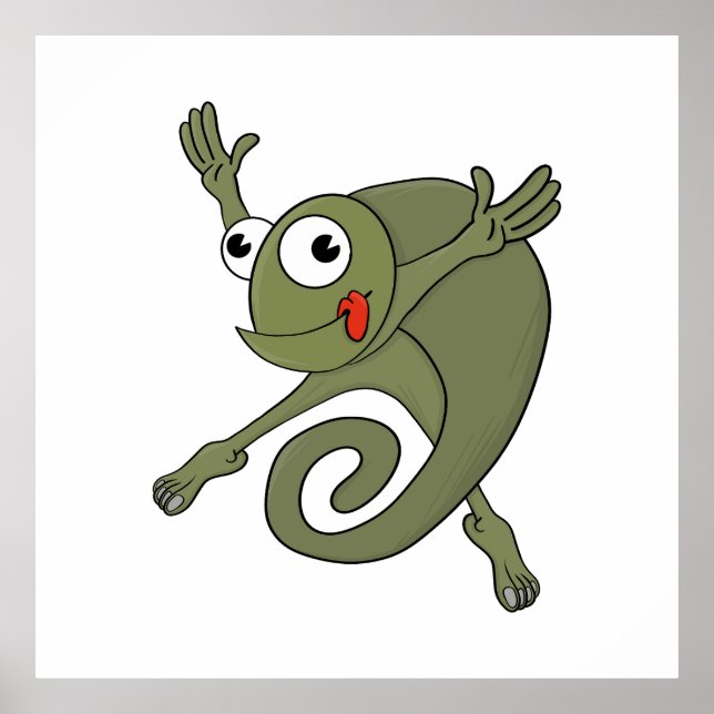 Affiche Awesome Chameleon (Devant)