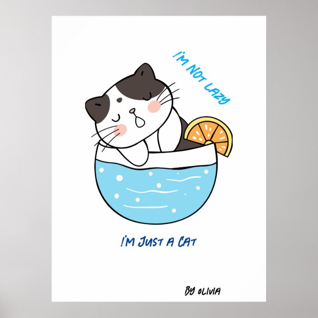 Affiche Awesome Chat Sarcastique Humour de mème personnali (Devant)