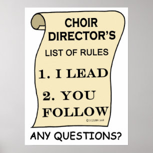 Affiche Awesome Choir Directeur