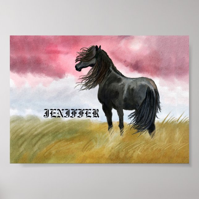 Affiche Awesome Horse (Devant)