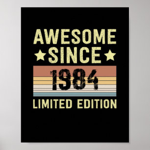 Affiche Awesome Since 1984 Birthday