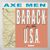 Ax Men B-A-R-A-C-K Dans L'Affiche Aux États-Unis
