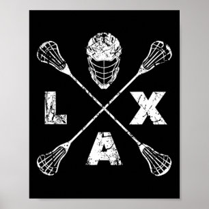 Affiche Axe croisé Lacrosse