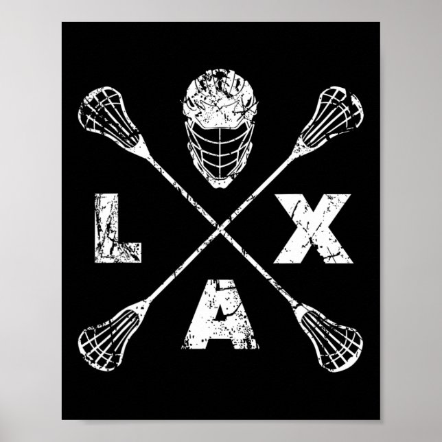 Affiche Axe croisé Lacrosse (Devant)