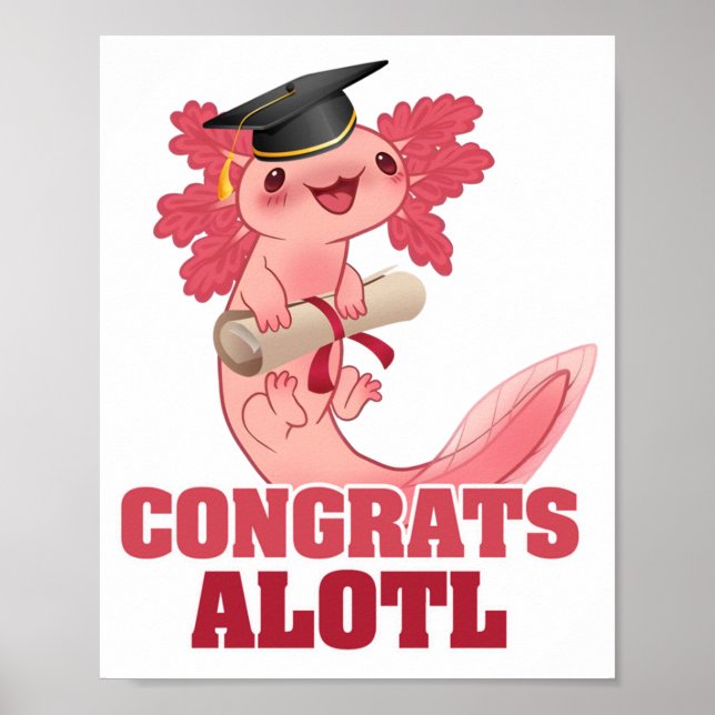 Affiche AXLOTL GRADUT ALOTL AXOLOTL Classic (Devant)
