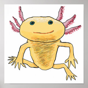 Affiche Axolotl