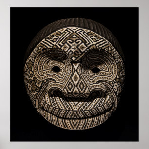 Affiche Ayahuasca Masque Chaquiras