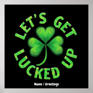 Affiche Ayons de la chance pour la Saint Patrick's Day Fun