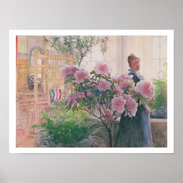 Affiche Azalea, 1906 (w/c sur paper) (Devant)