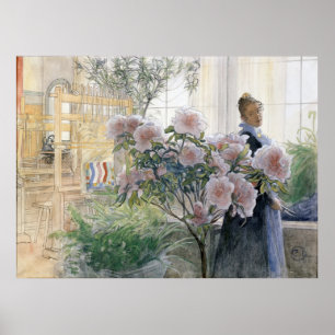 Affiche Azalea par Carl Larsson